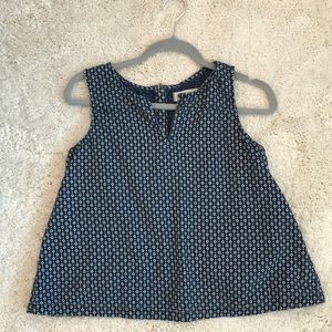 Madewell Denim sleeveless shirt